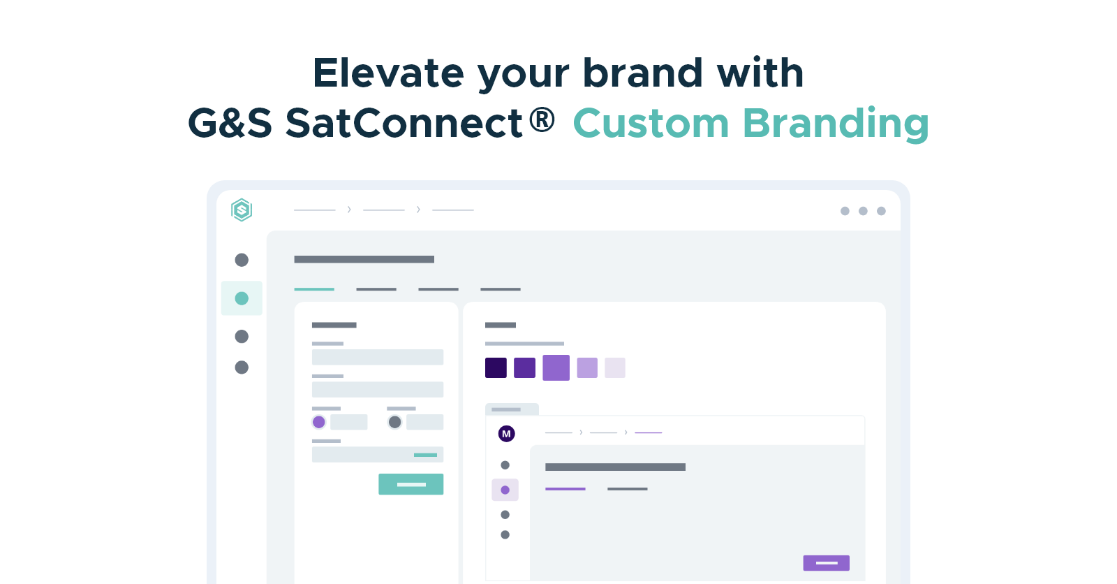 G&S SatConnect® Custom Branding