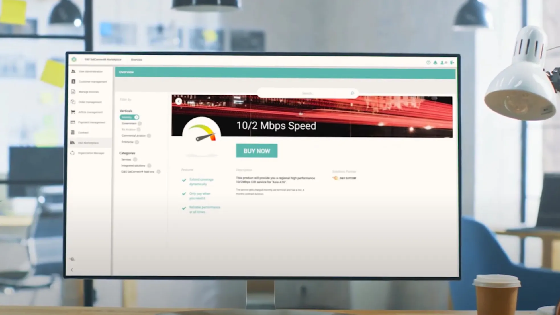 G&S SatConnect® Marketplace Service Details: Build your own Marketplace for your customers